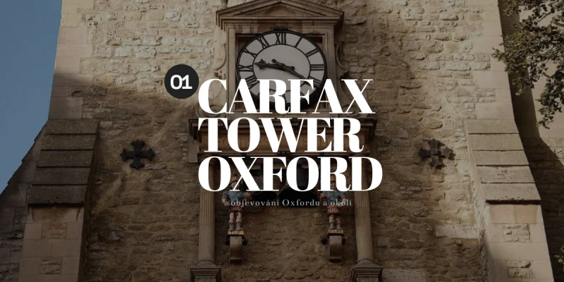 Carfax Tower Oxford - Cestování Anglie